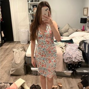 Princess Polly Floral Halter Neck Dress